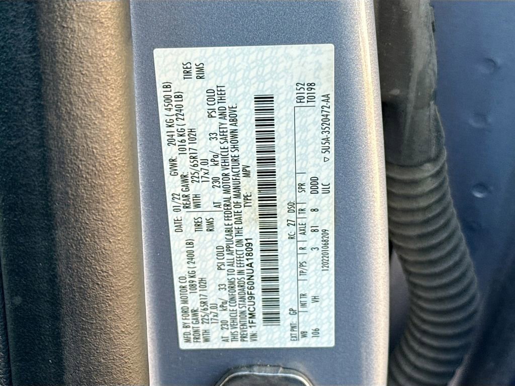 Used 2022 Ford Escape S AWD/4WD image 32