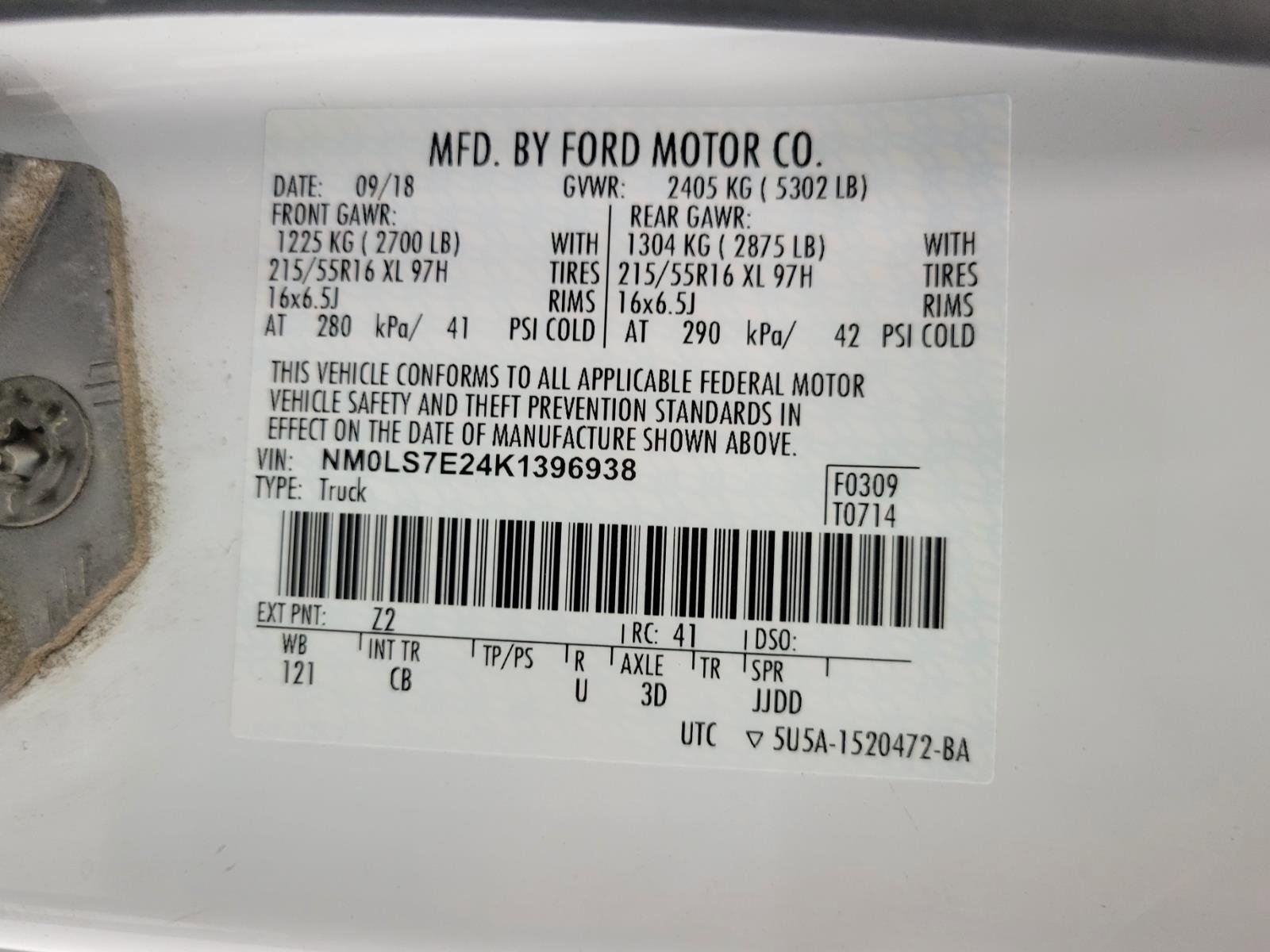 Used 2019 Ford Transit Connect XL FWD image 25