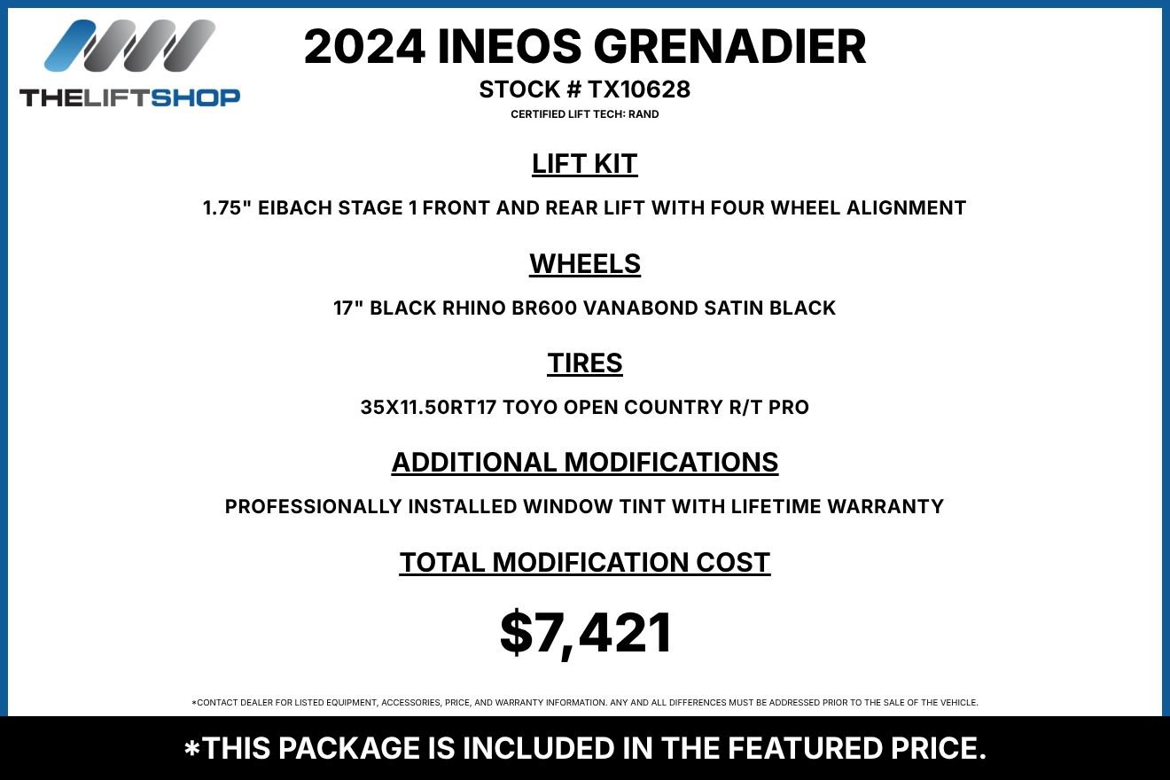 Used 2024 INEOS Grenadier Station Wagon AWD/4WD image 2