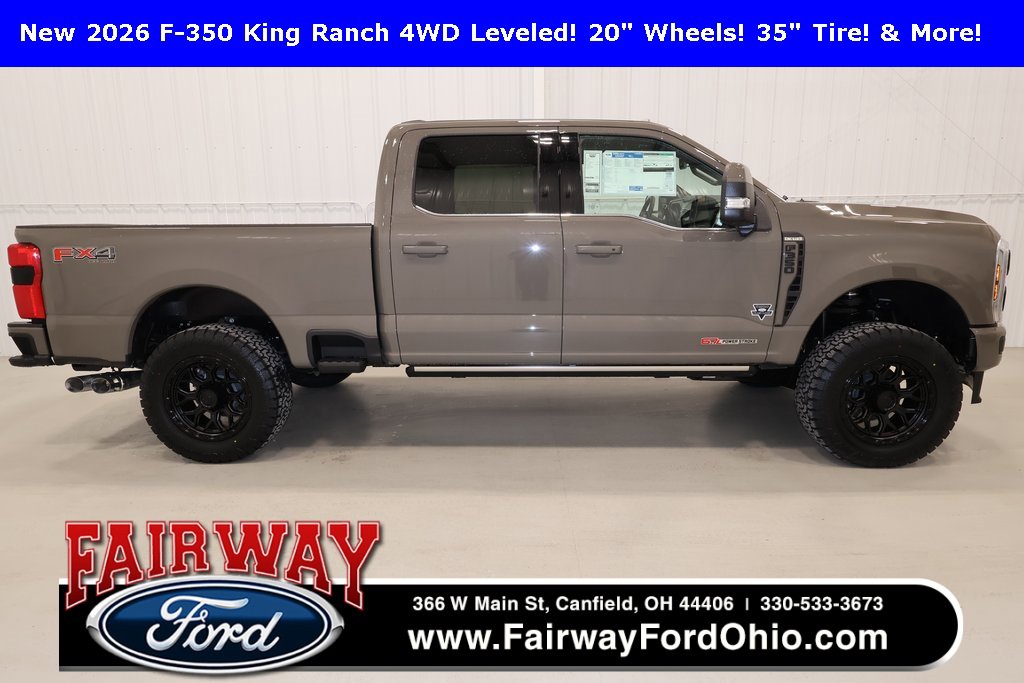 New 2026 Ford F350 King Ranch w/ Chrome Package