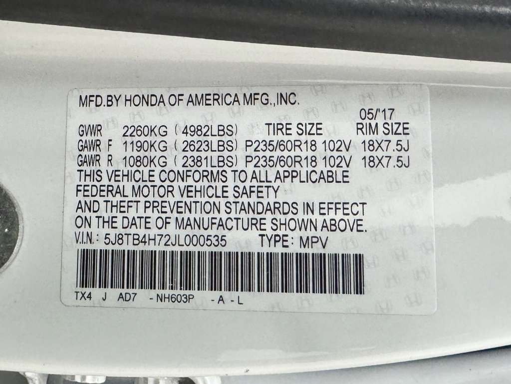 Used 2018 Acura RDX AWD w/ Advance Package image 11