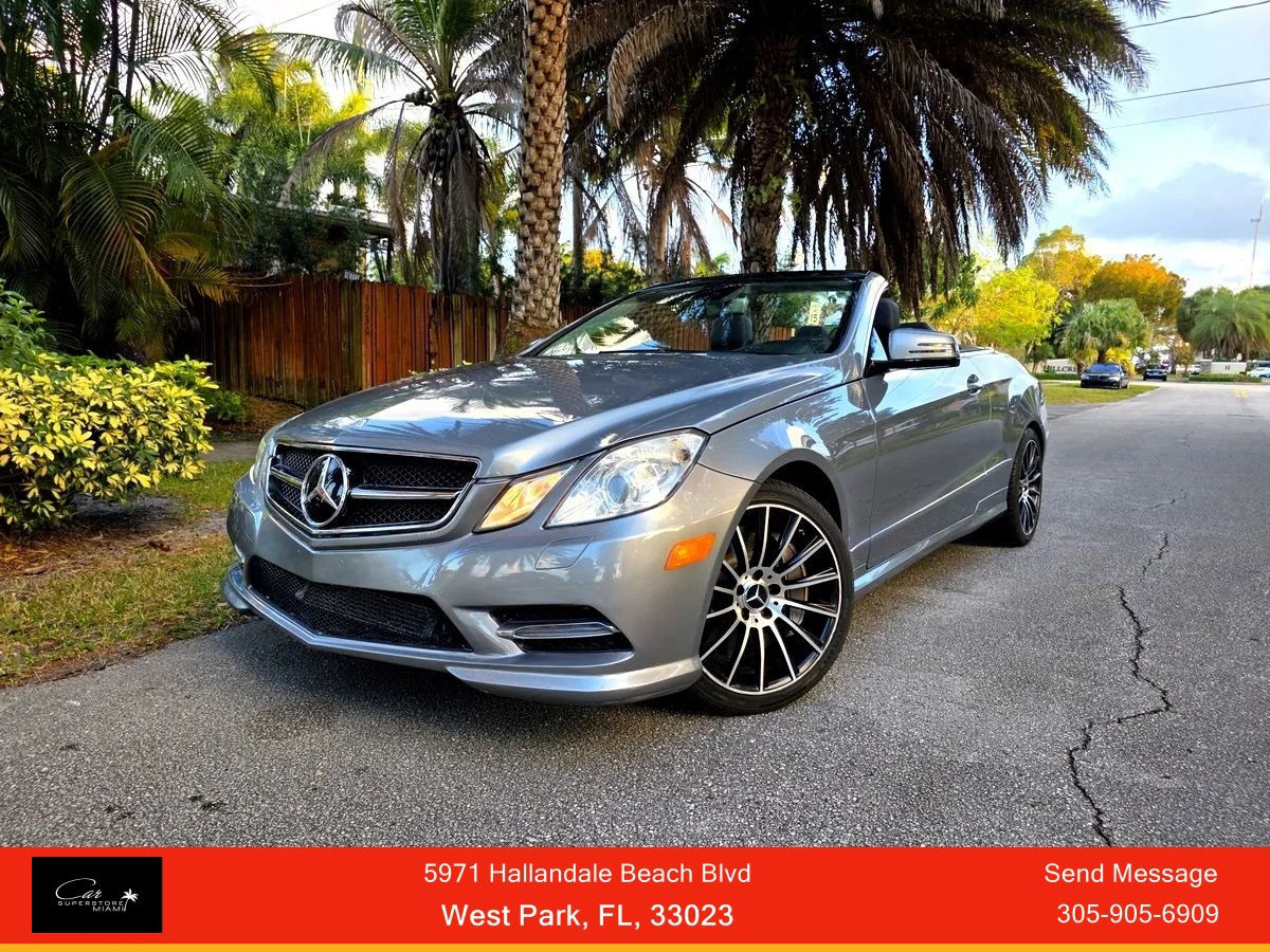 Used 2013 Mercedes-Benz E 550 Cabriolet w/ Premium 1 Pkg image 1