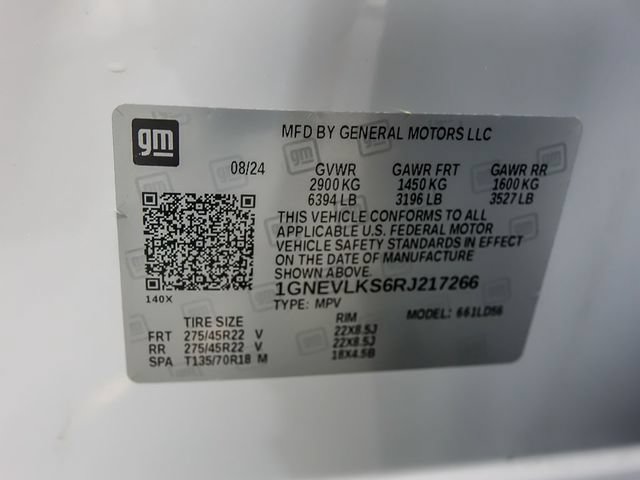 Certified 2024 Chevrolet Traverse RS w/ LPO, Floor Liner Package AWD/4WD image 40