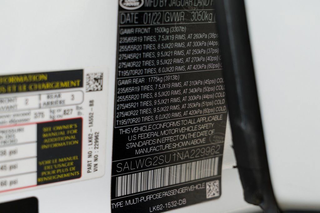 Used 2022 Land Rover Range Rover Sport SE image 56