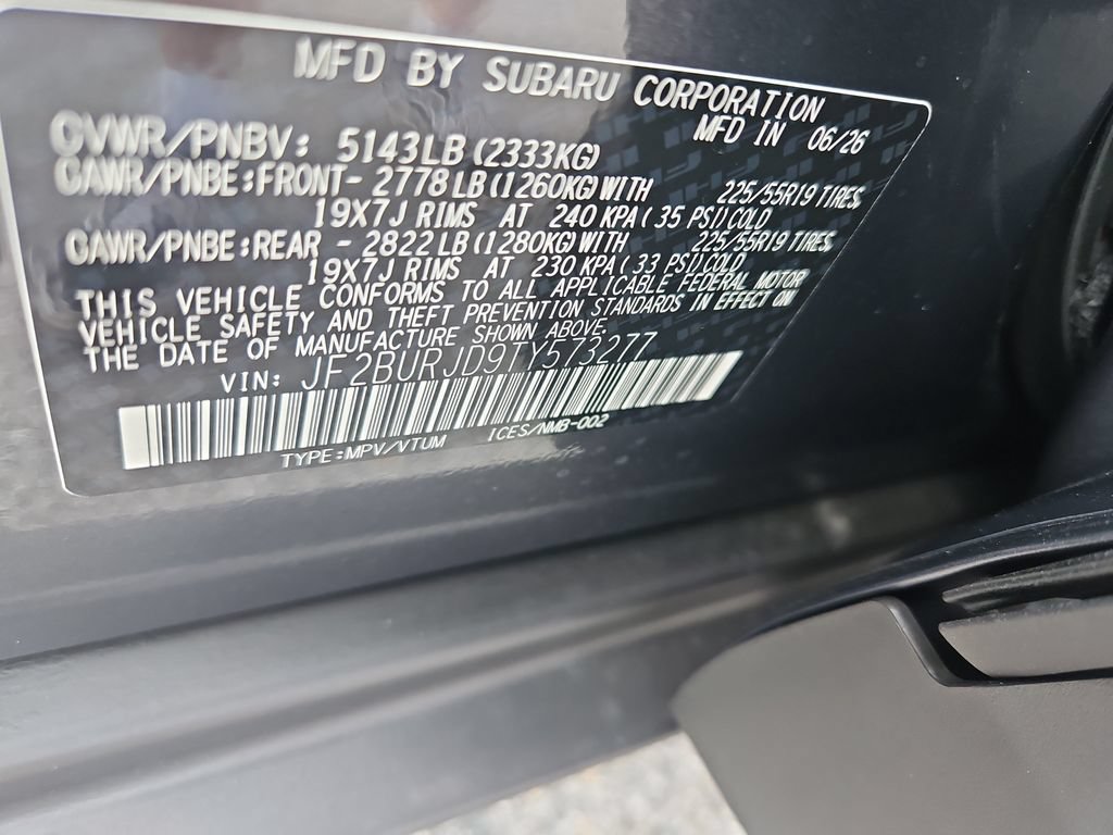 New 2026 Subaru Outback Touring XT AWD/4WD image 25