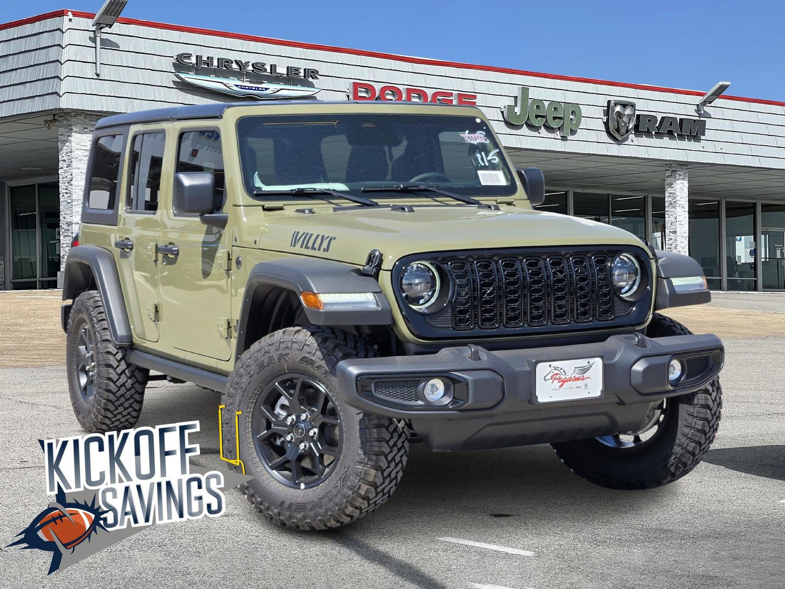 New 2025 Jeep Wrangler Willys
