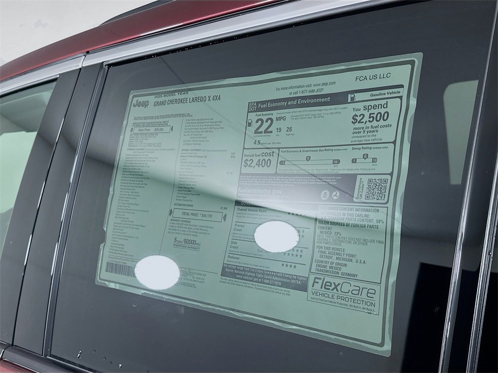 New 2025 Jeep Grand Cherokee Laredo X image 20