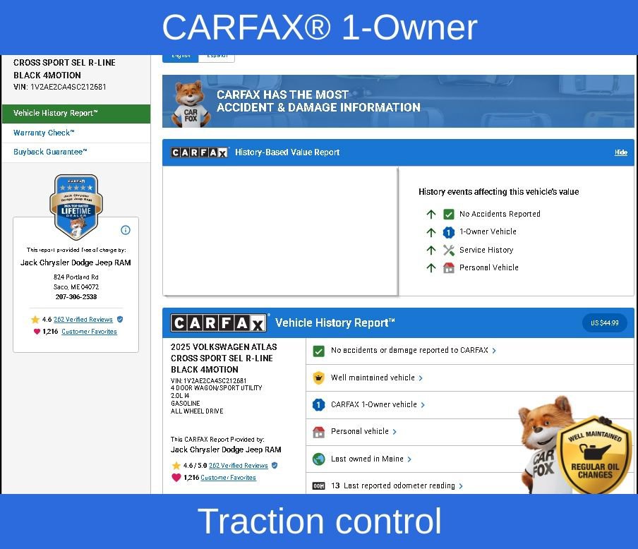 Used 2025 Volkswagen Atlas Cross Sport SEL R-Line image 13