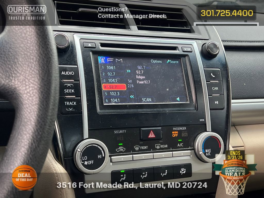 Used 2013 Toyota Camry LE image 10