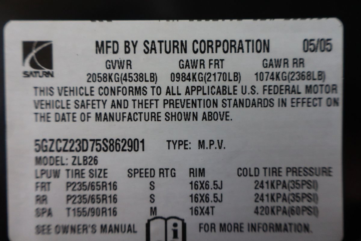 Used 2005 Saturn Vue 2WD w/ Sport Plus Pkg image 43