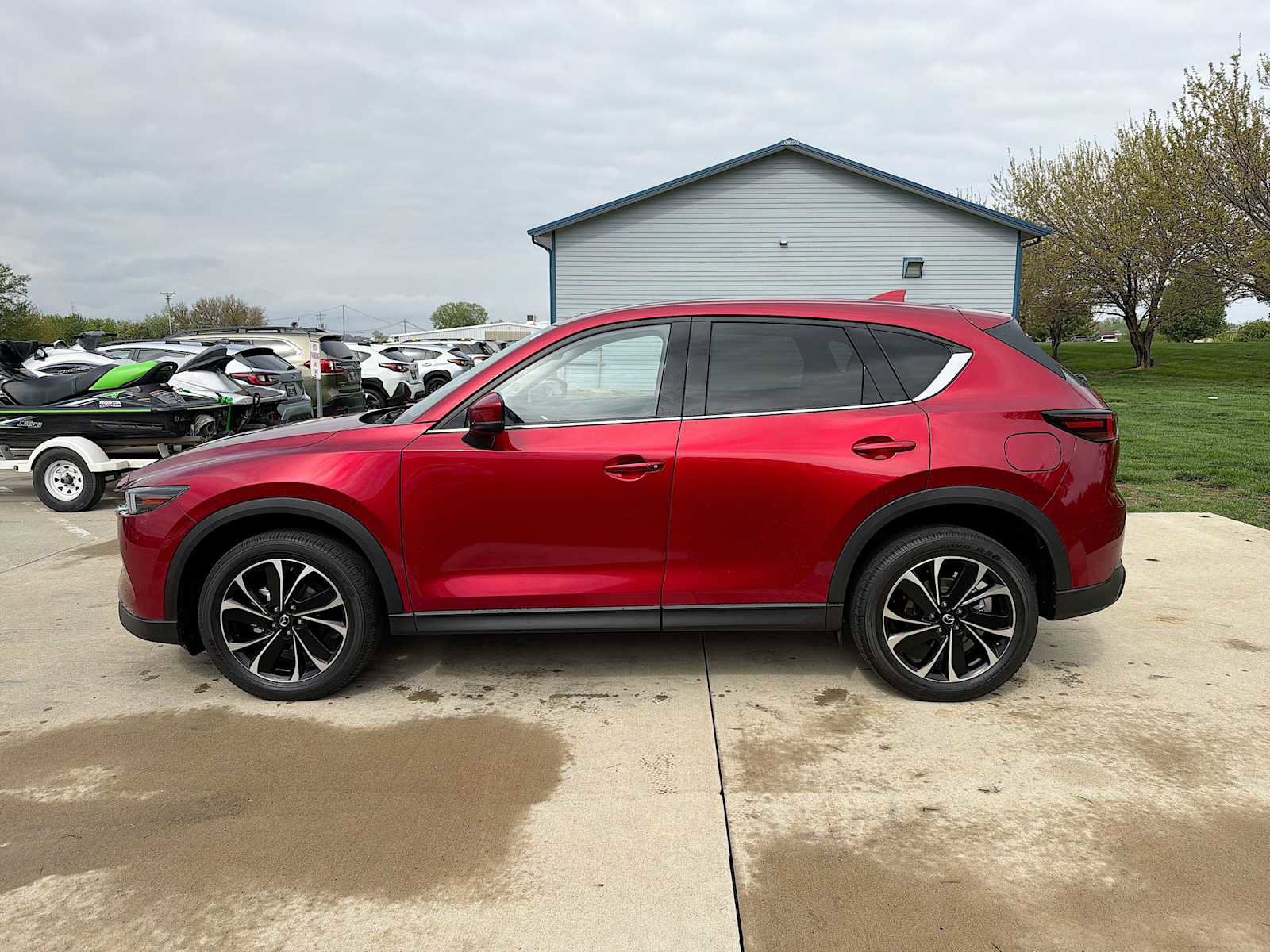 Used 2022 MAZDA CX-5 AWD 2.5 S w/ Premium Package image 3