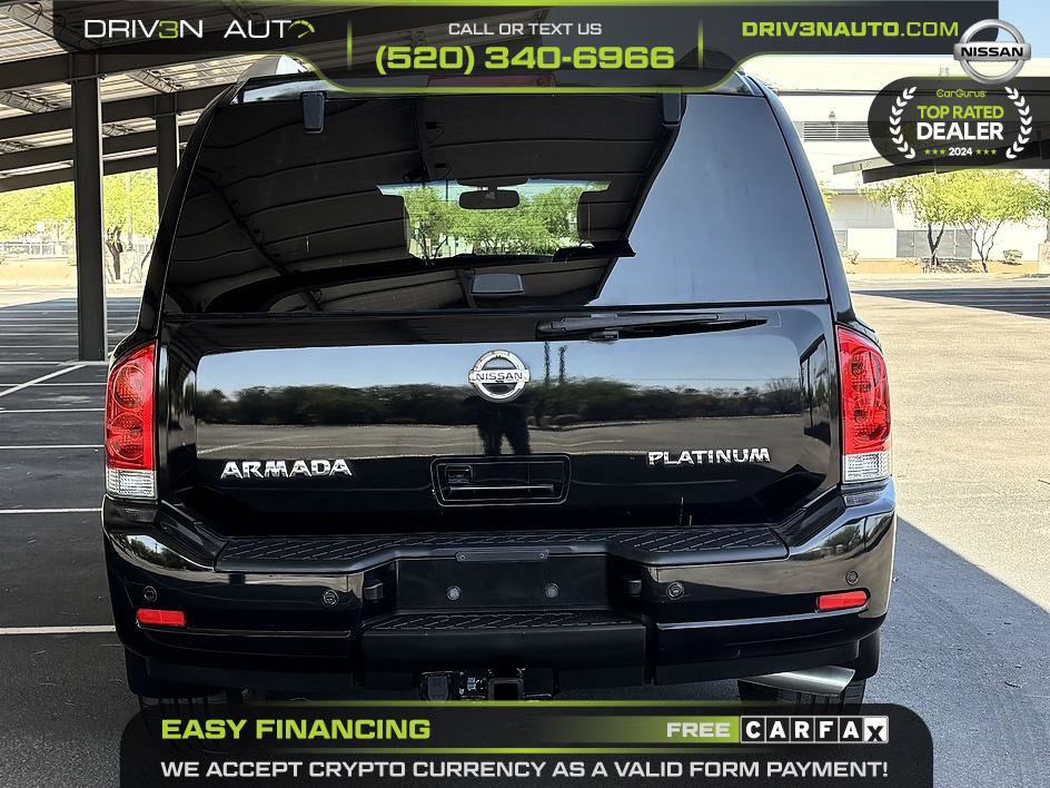 Used 2015 Nissan Armada Platinum w/ 2nd Row Captain Seat Package RWD image 6