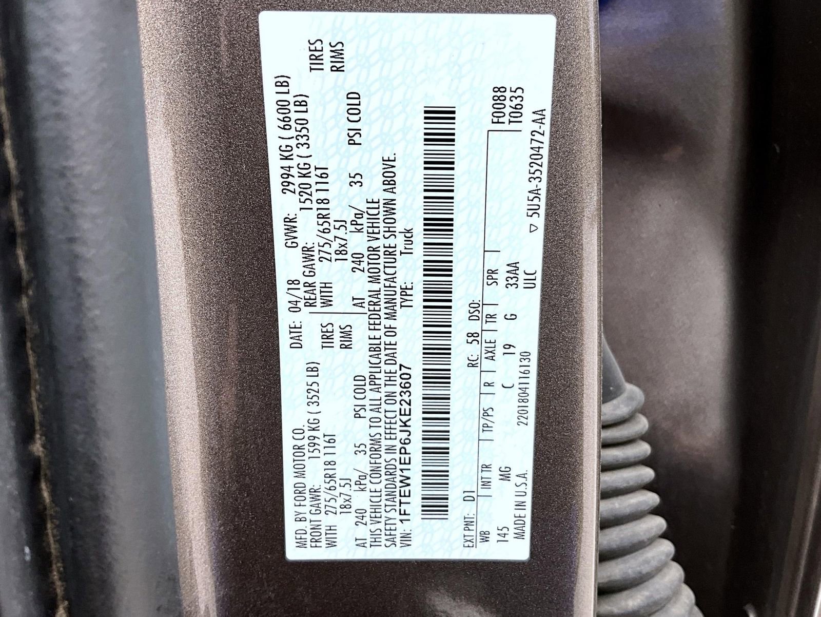 Used 2018 Ford F150 XLT w/ Equipment Group 302A Luxury AWD/4WD image 26