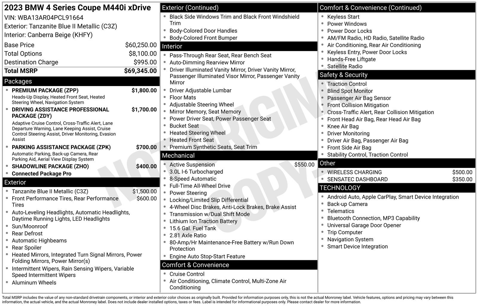 Used 2023 BMW 440i xDrive Coupe w/ Premium Package AWD/4WD image 36