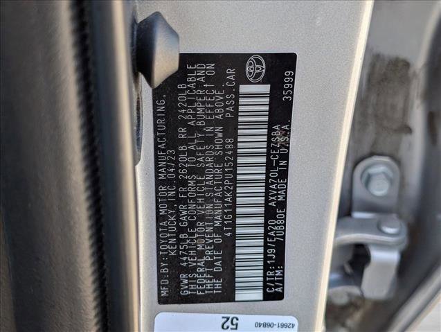 Certified 2023 Toyota Camry SE FWD image 22