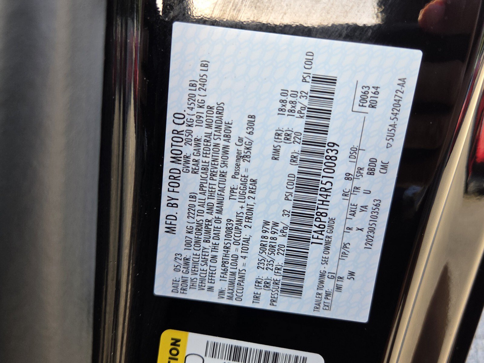 Used 2024 Ford Mustang Premium RWD image 24