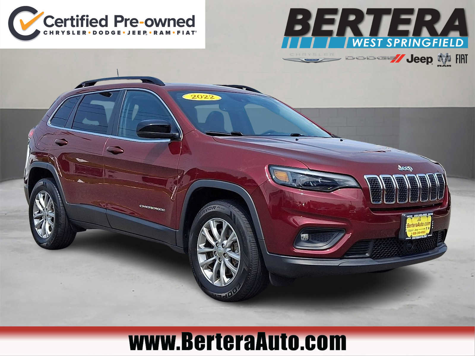 Certified 2022 Jeep Cherokee Latitude Lux w/ Sun & Sound Group