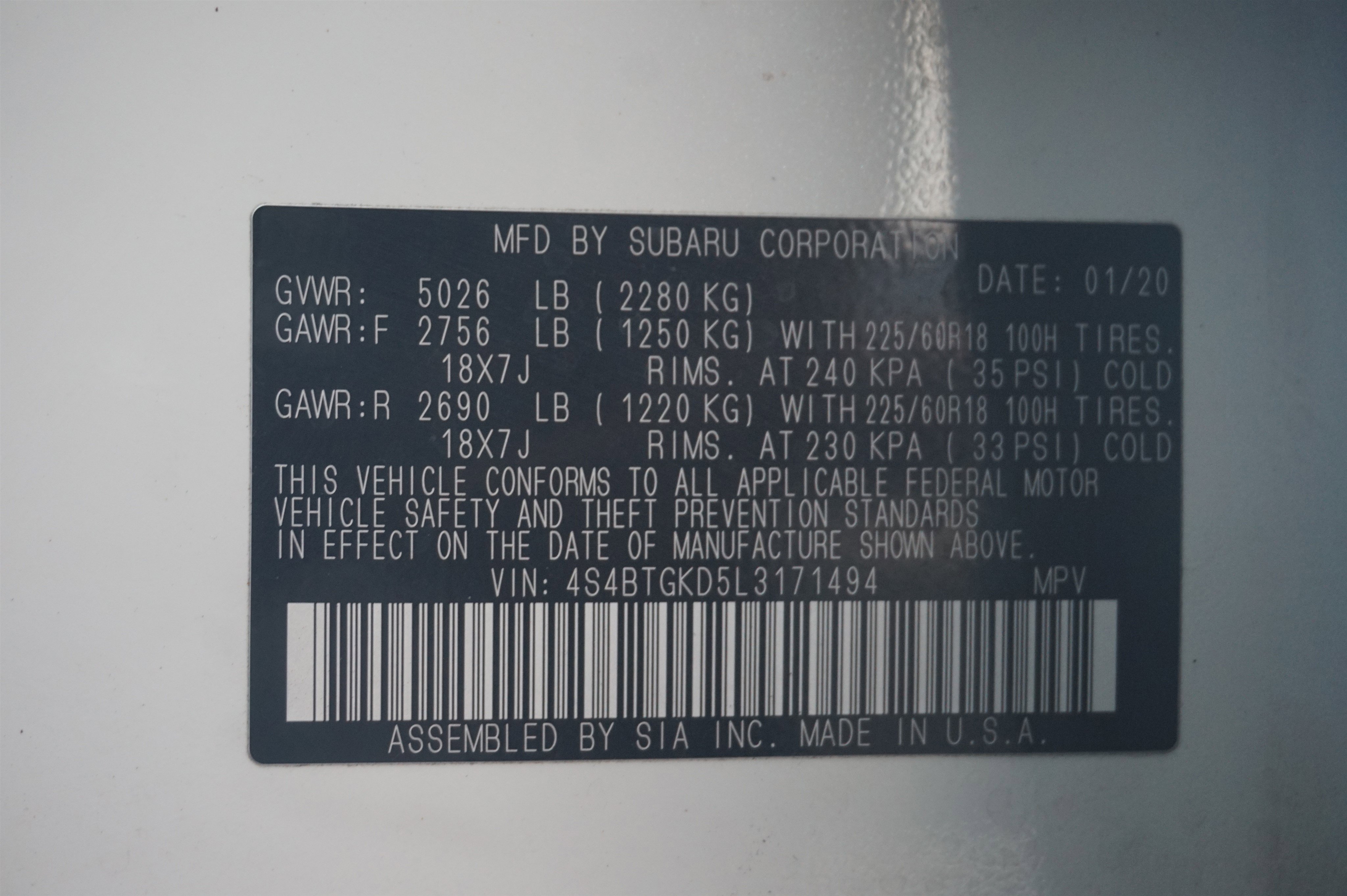 Used 2020 Subaru Outback Onyx Edition XT w/ Popular Package #2 image 39