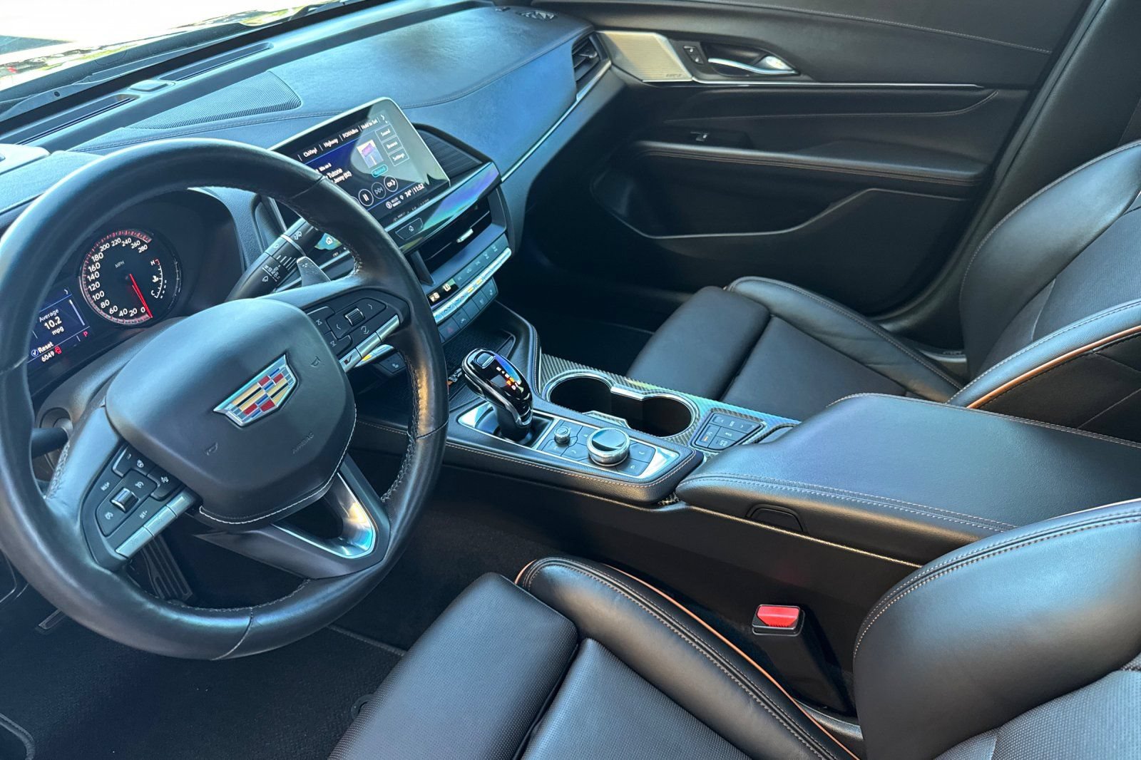 Used 2024 Cadillac CT4 V w/ LPO, ONYX Package AWD/4WD image 10
