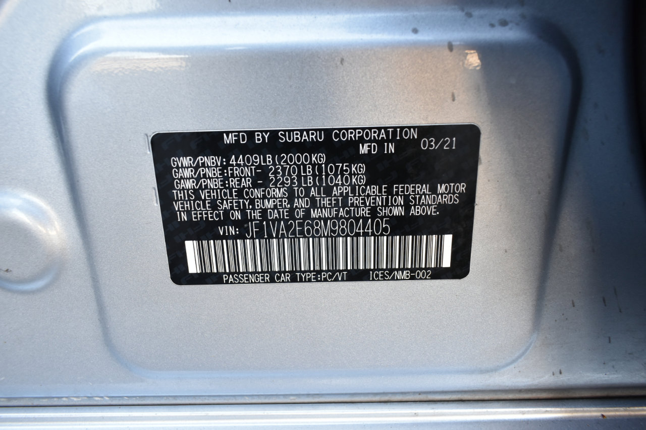 Used 2021 Subaru WRX STI w/ Popular Package #3 (IZT) image 47