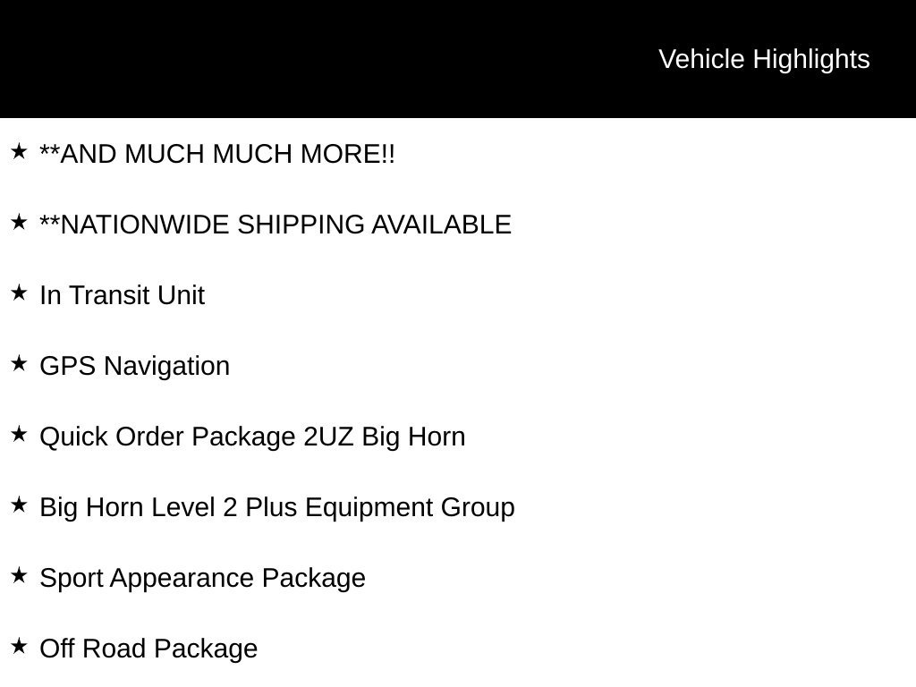 New 2027 RAM 2500 Big Horn AWD/4WD image 3