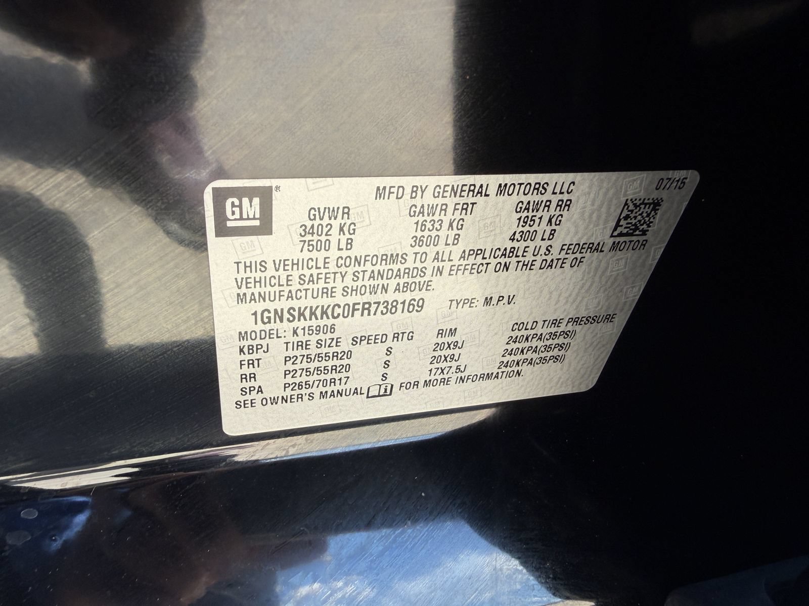 Used 2015 Chevrolet Suburban LTZ AWD/4WD image 30