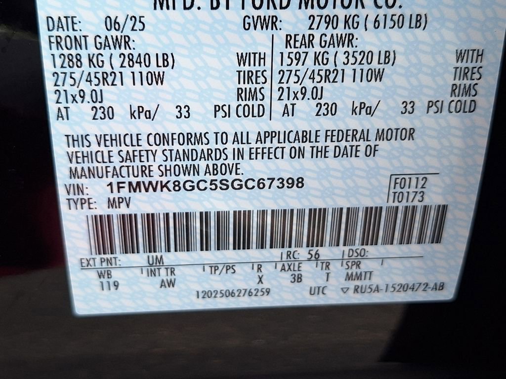 Used 2025 Ford Explorer ST w/ Sun And Sound Package image 34