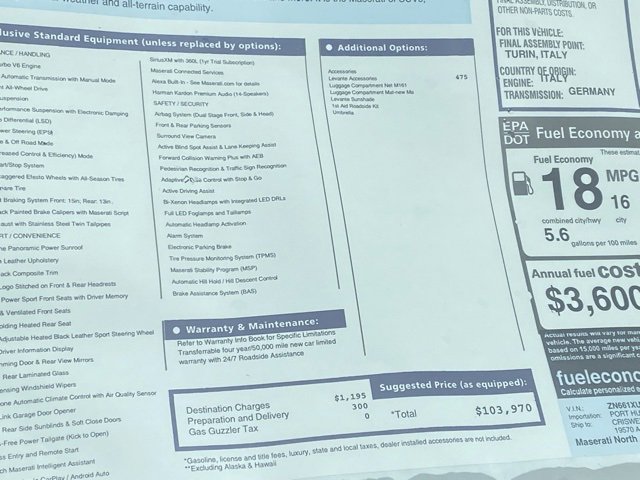 New 2024 Maserati Levante GT Ultima image 49