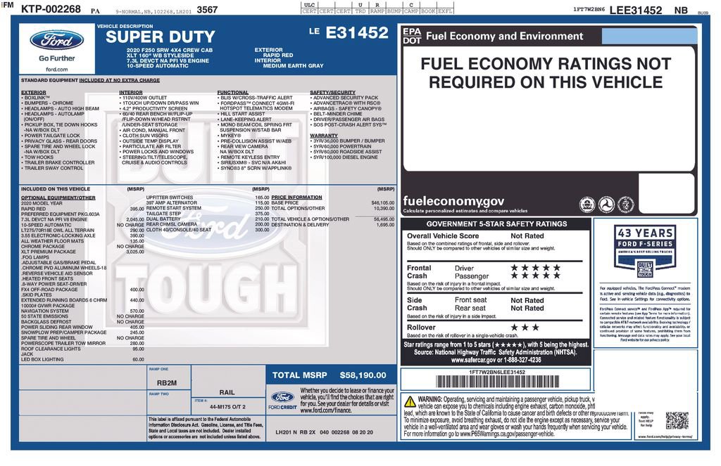 Used 2020 Ford F250 XLT w/ XLT Premium Package image 29