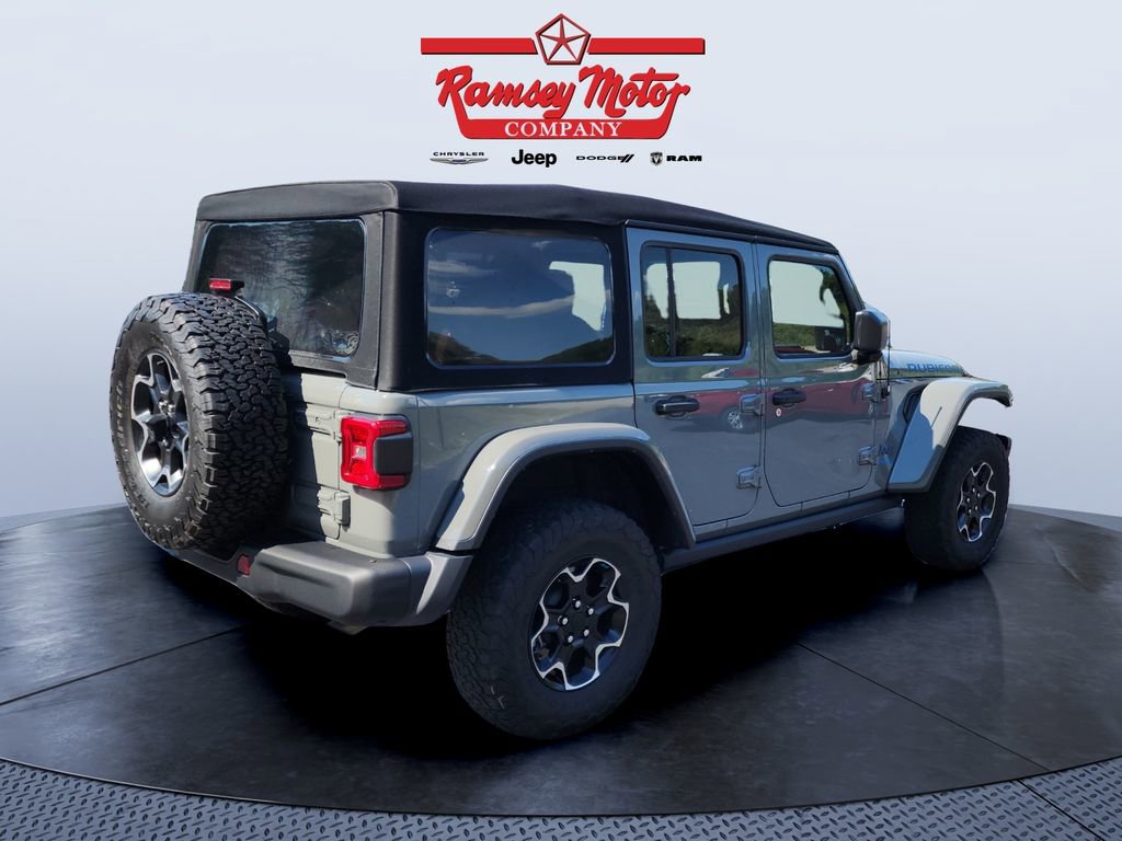 Used 2022 Jeep Wrangler Unlimited Rubicon 4xe w/ Steel Bumper Group image 5