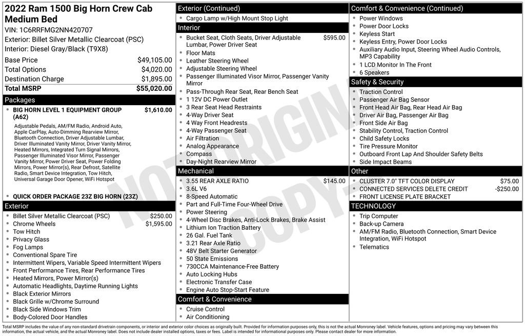 Used 2022 RAM 1500 Big Horn AWD/4WD image 9