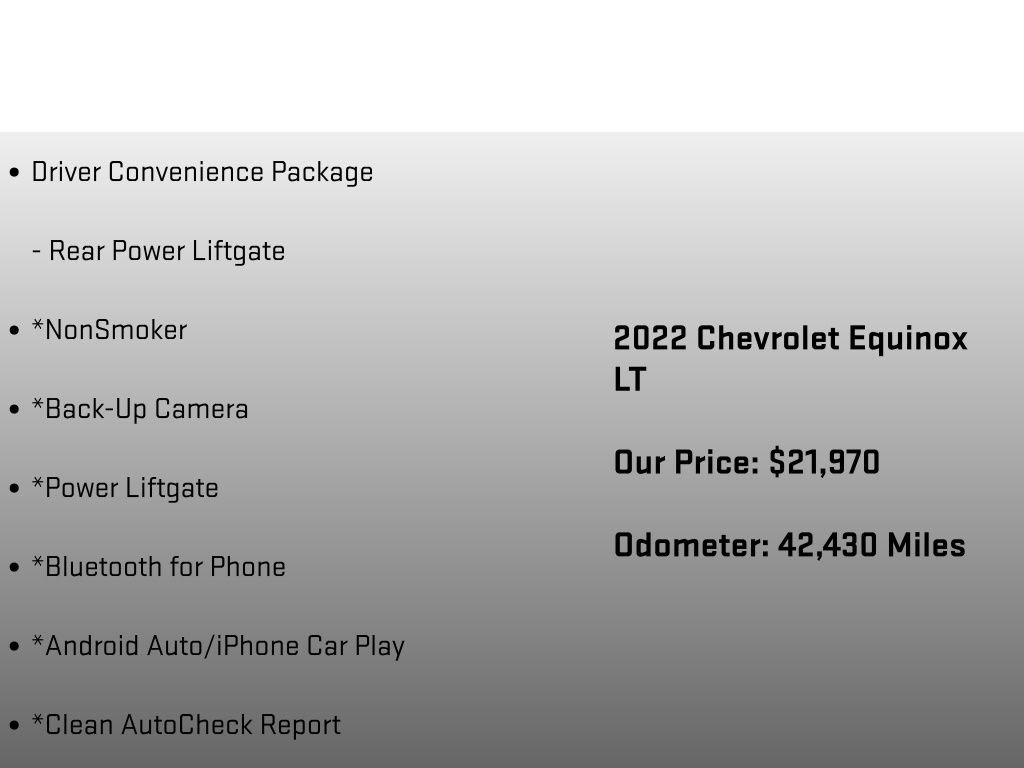Used 2022 Chevrolet Equinox LT AWD/4WD image 18