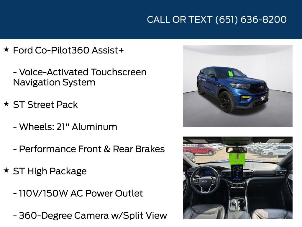 Used 2022 Ford Explorer ST w/ Equipment Group 401A AWD/4WD image 15