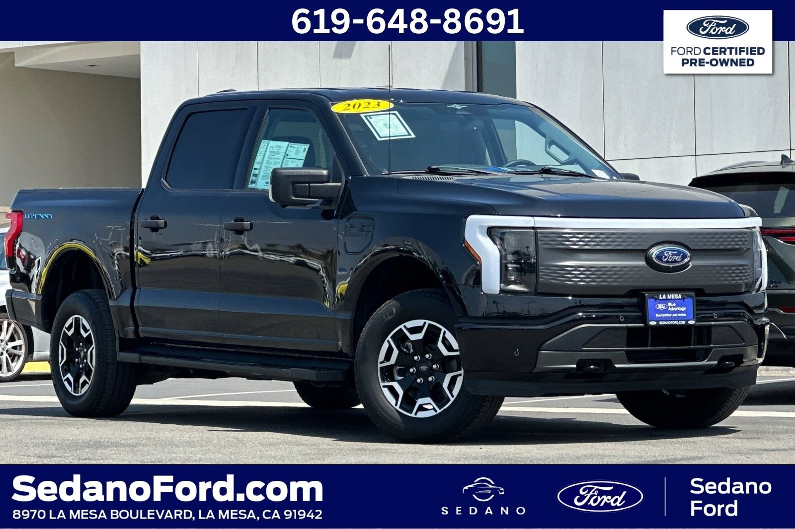 Certified 2023 Ford F150 Lightning XLT w/ Tow Technology Package AWD/4WD image 1
