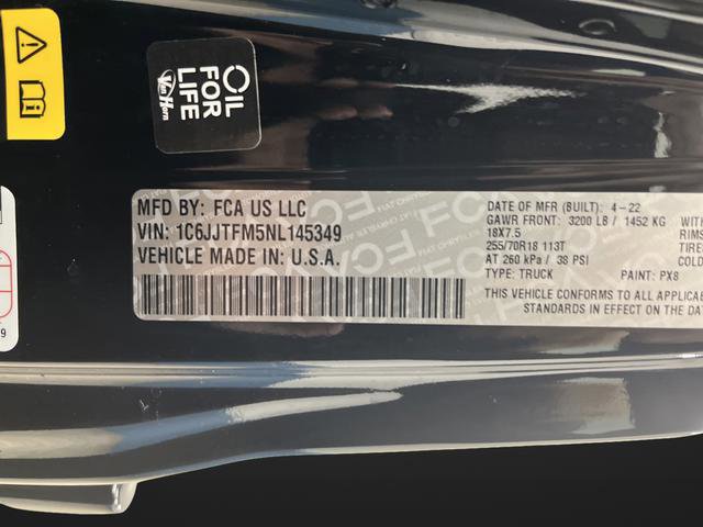 Used 2022 Jeep Gladiator Overland w/ Popular Equipment Package image 40