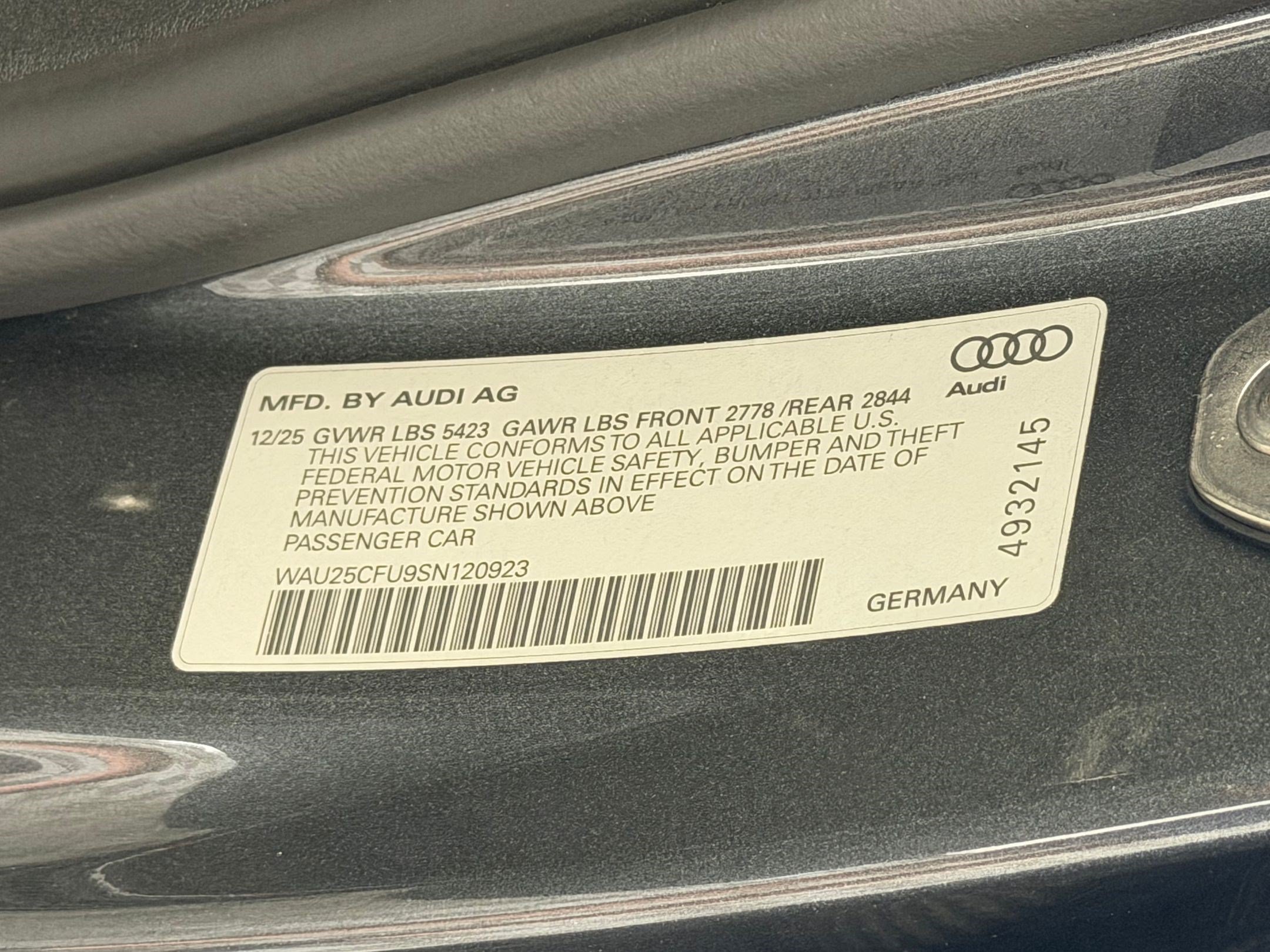 Certified 2025 Audi S5 Premium Plus AWD/4WD image 27
