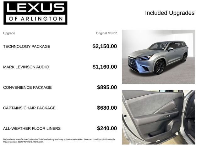 Used 2024 Lexus TX 350 AWD w/ Technology Package image 4