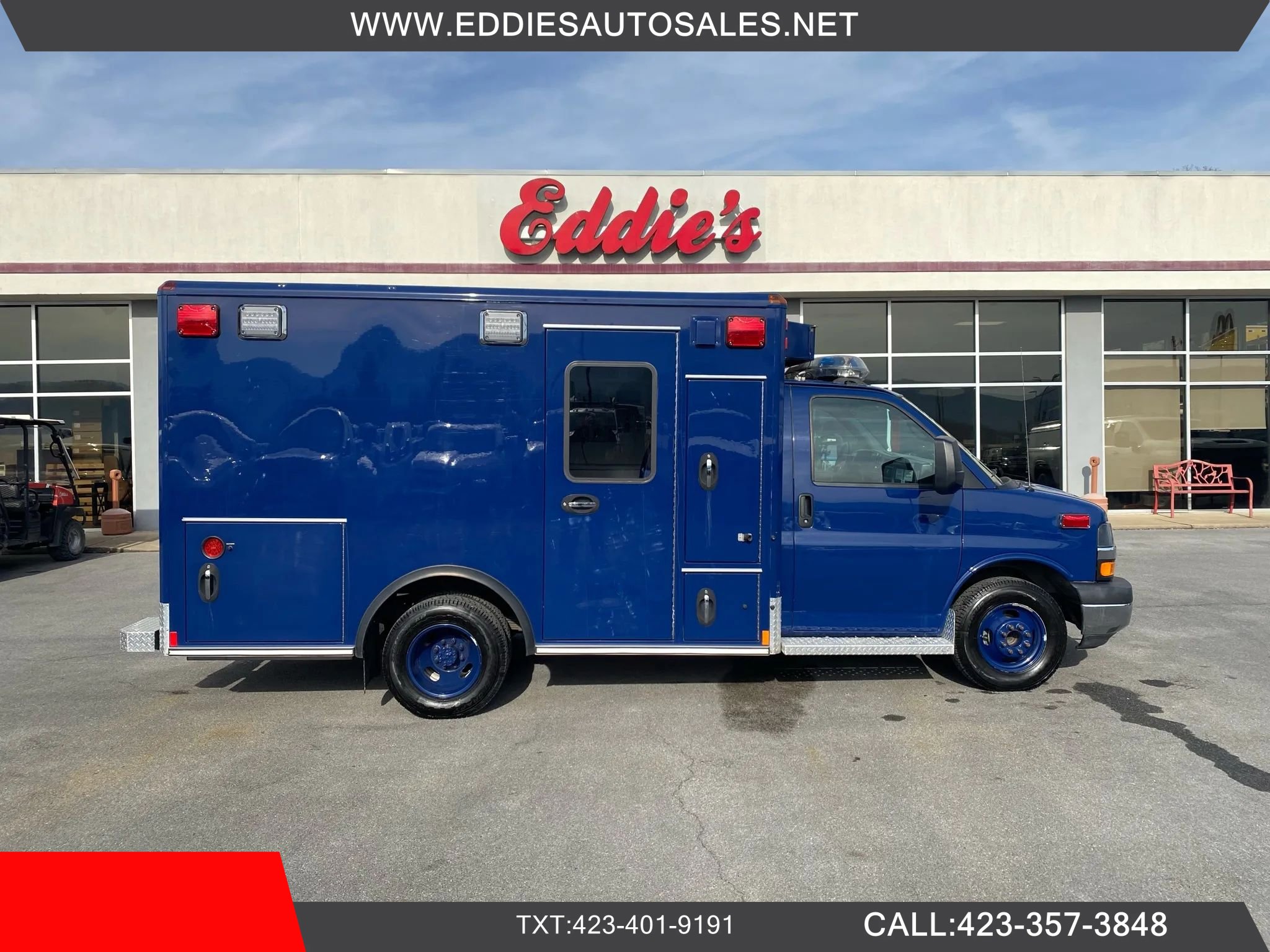 Used 2013 Chevrolet Express 3500 w/ Ambulance Package