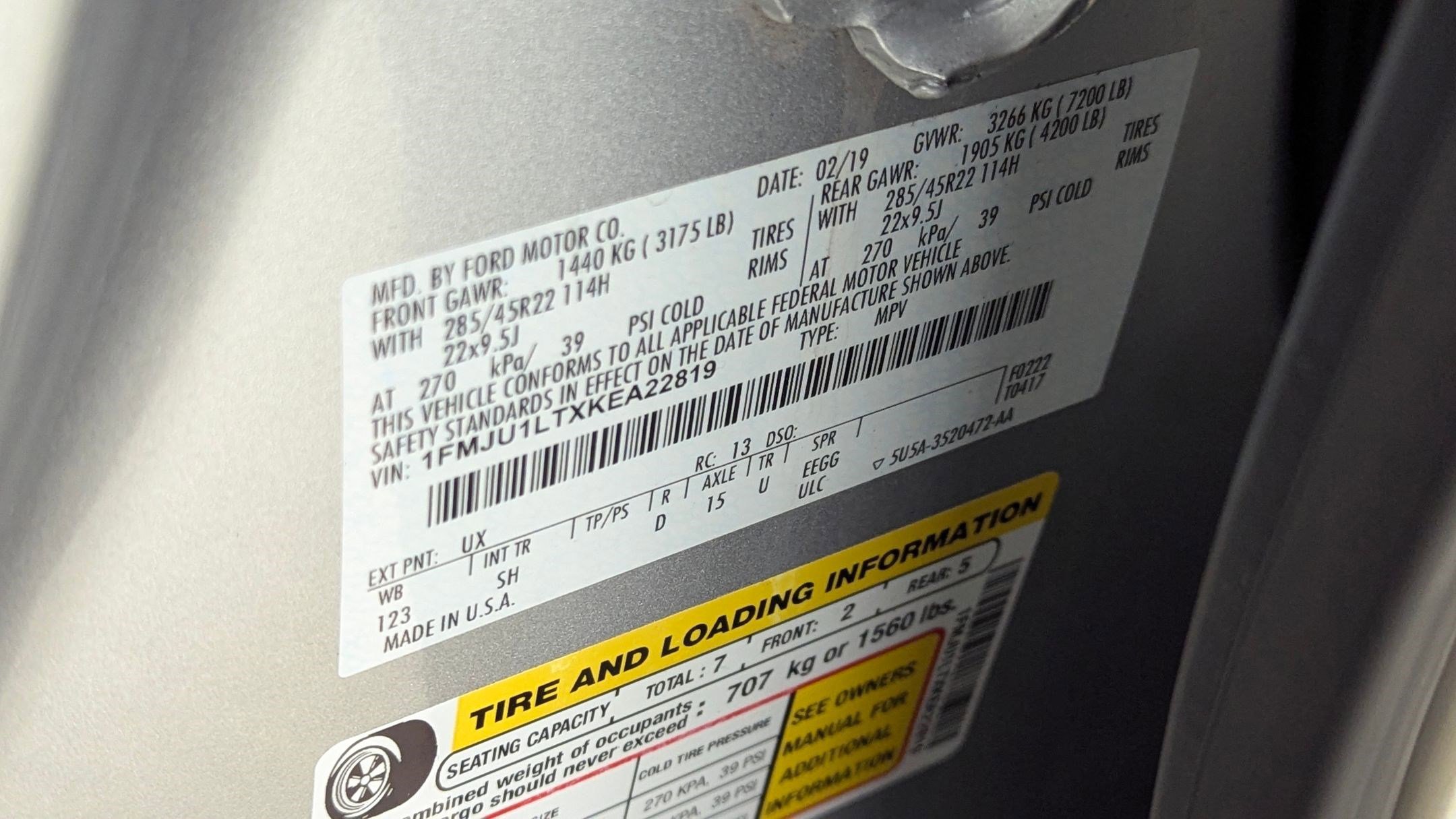 Certified 2019 Ford Expedition Platinum image 20