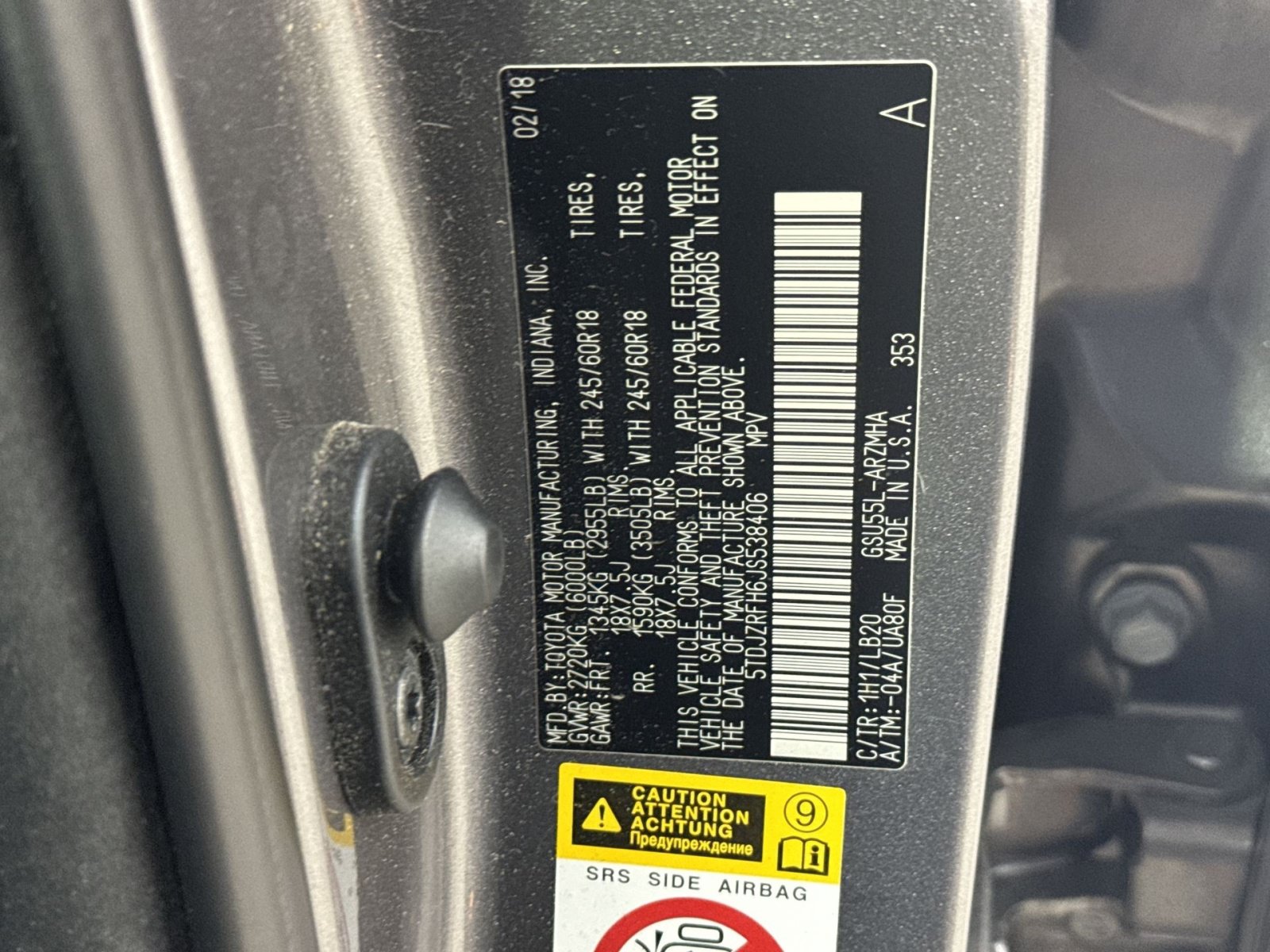 Used 2018 Toyota Highlander XLE AWD/4WD image 42
