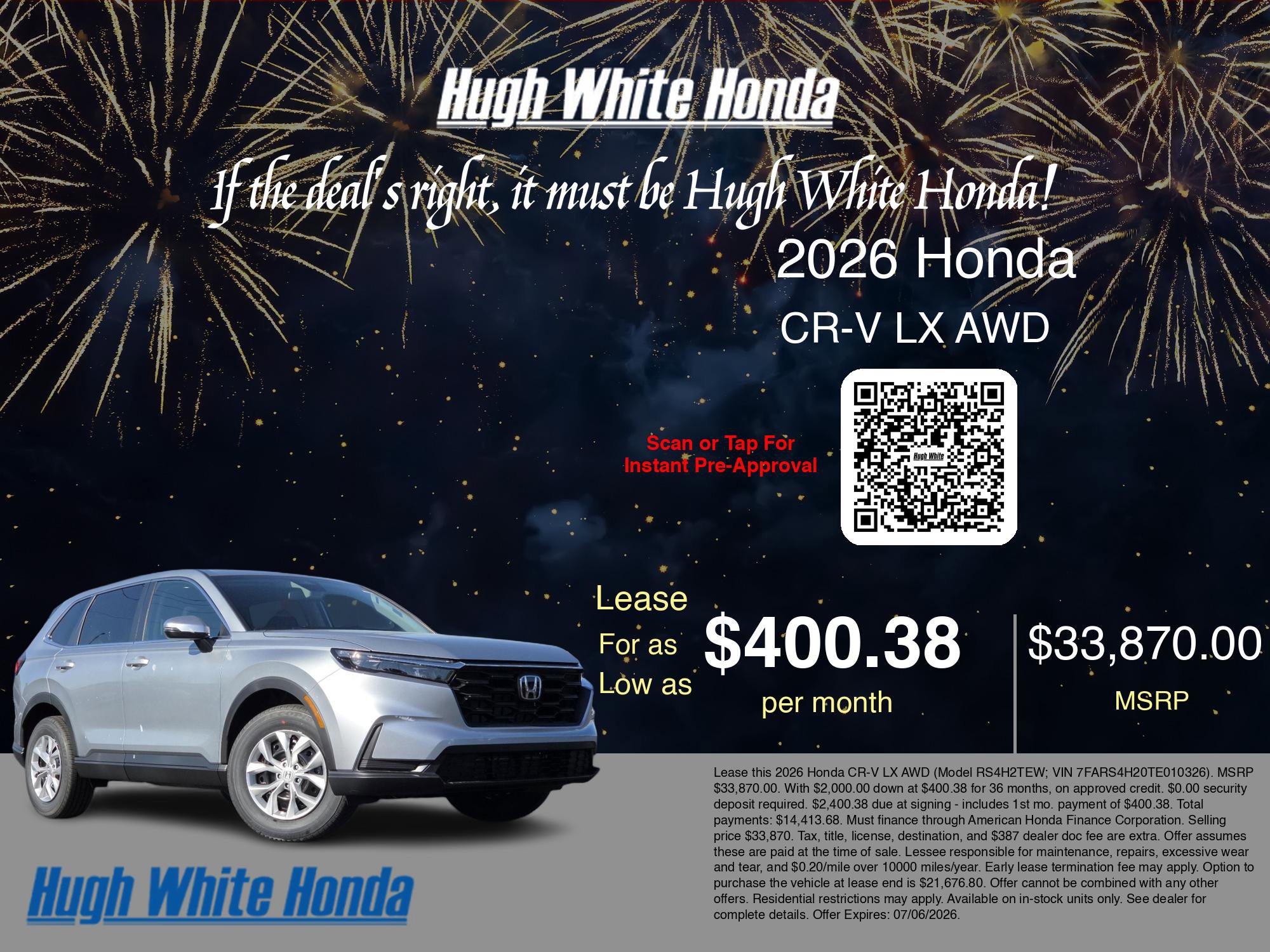 New 2026 Honda CR-V LX image 3