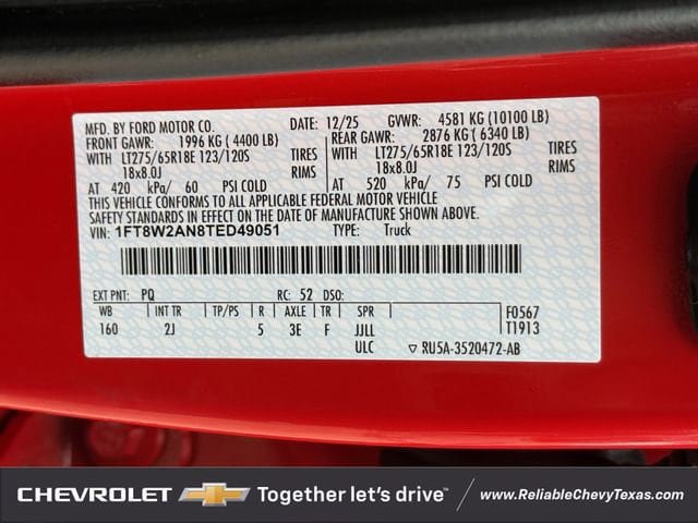 Used 2026 Ford F250 XLT w/ Camper Package RWD image 34