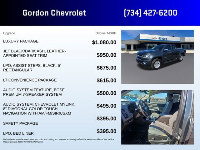 Used 2015 Chevrolet Colorado LT w/ Luxury Package AWD/4WD image 5