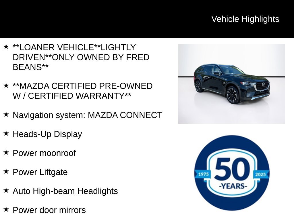 Used 2025 MAZDA CX-90 Plug-In Hybrid w/ Premium Plus AWD/4WD image 9