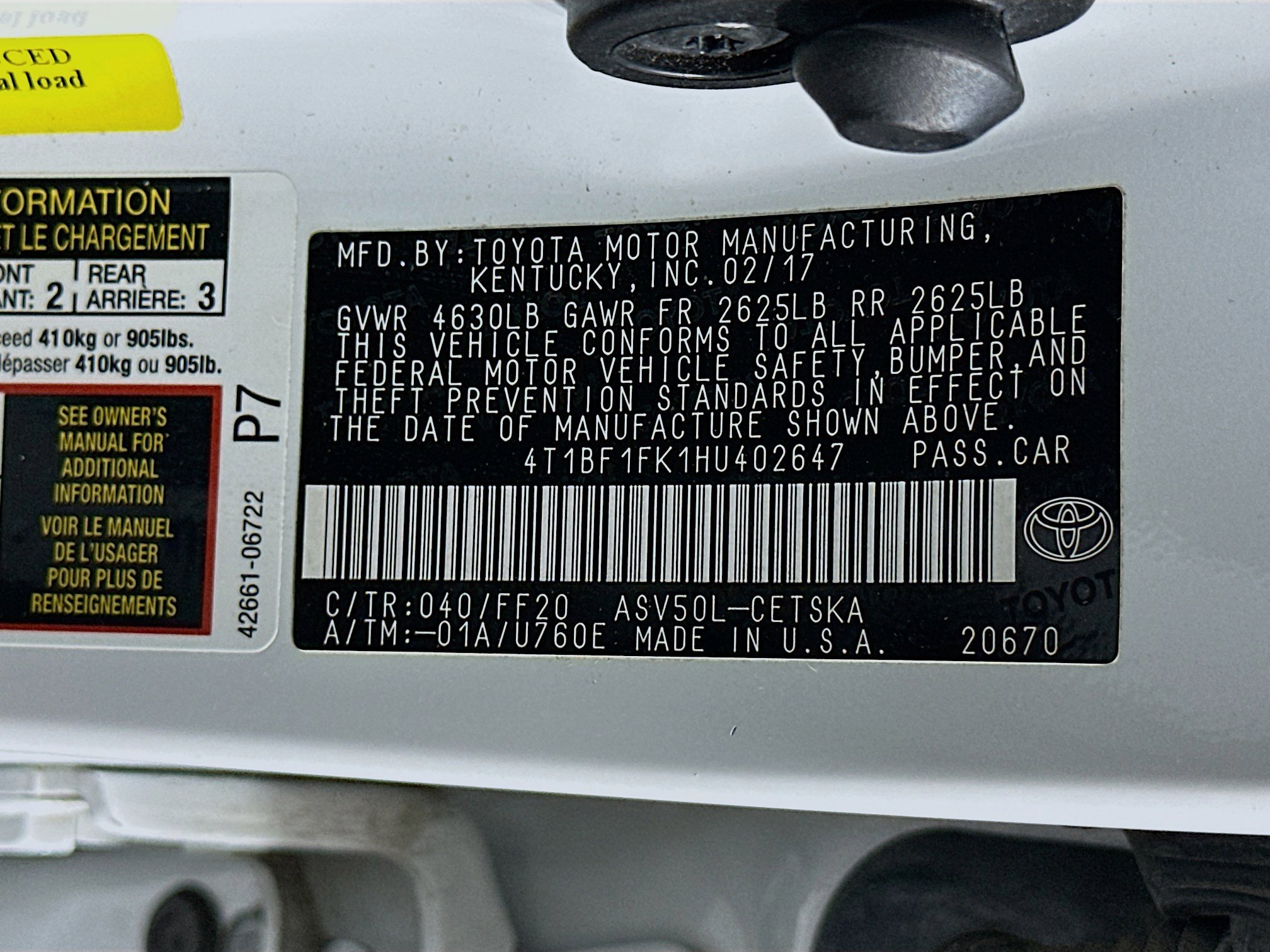 Used 2017 Toyota Camry SE image 12