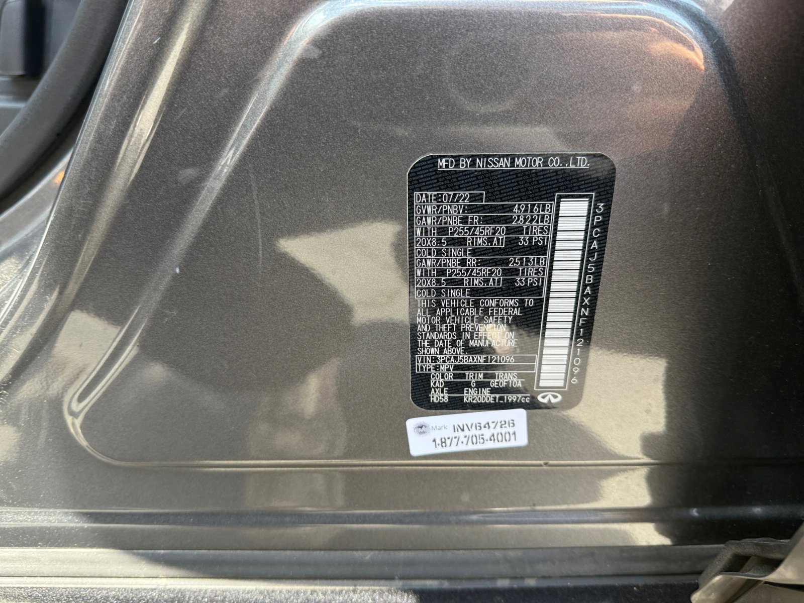 Used 2022 INFINITI QX50 Luxe w/ Appearance Package image 25