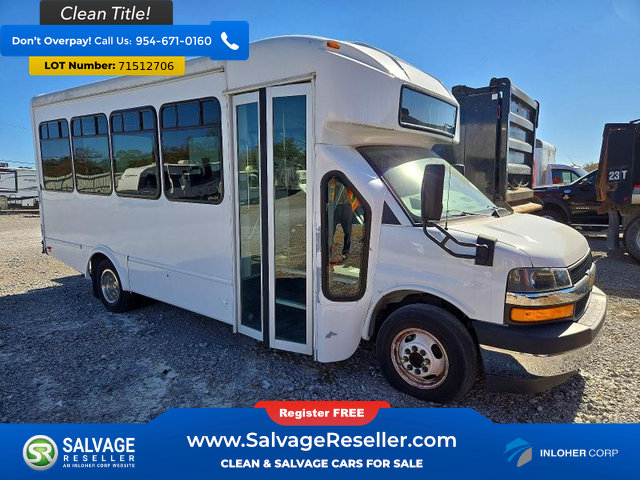 Used 2022 Chevrolet Express 4500 w/ Shuttle Bus Package
