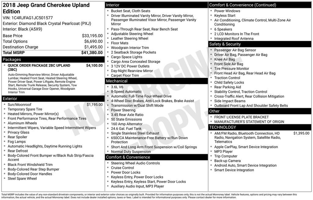 Used 2018 Jeep Grand Cherokee Laredo image 5