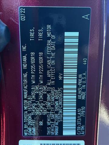 Certified 2022 Toyota Sienna Limited image 27