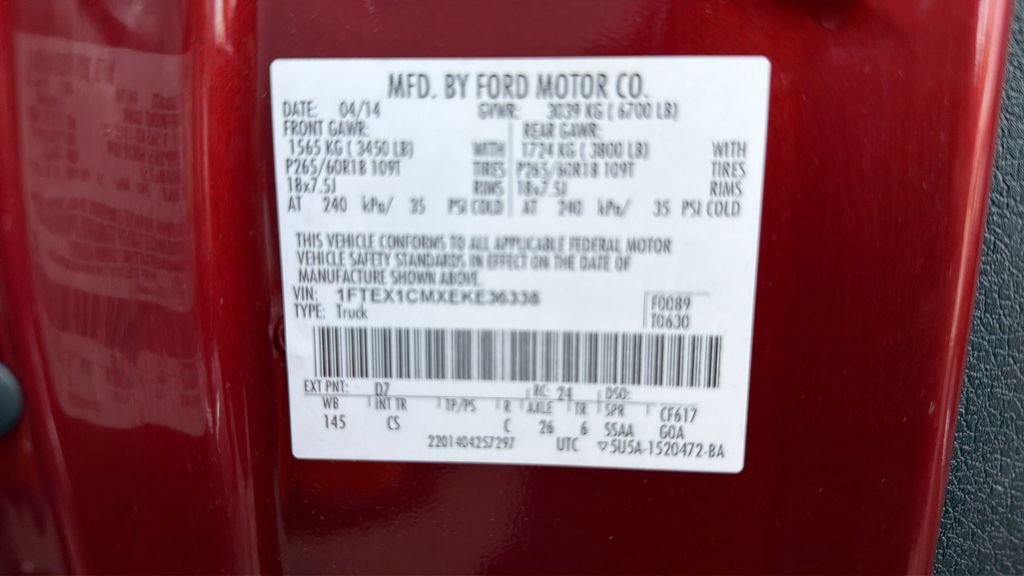 Used 2014 Ford F150 STX w/ Equipment Group 201A Mid RWD image 16